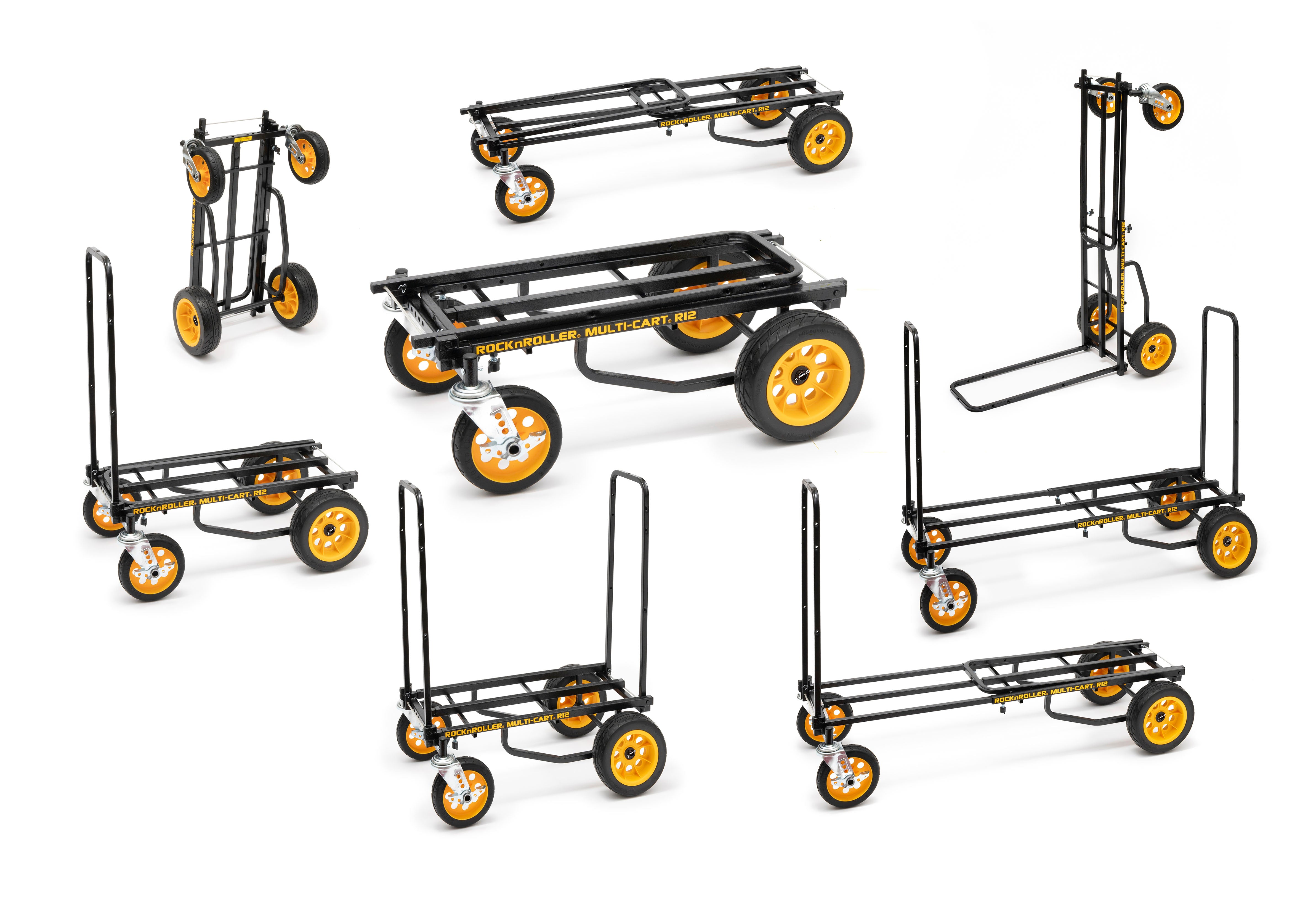 RockNRoller® Multi-Cart® R12RT "All Terrain" in 8 configurations