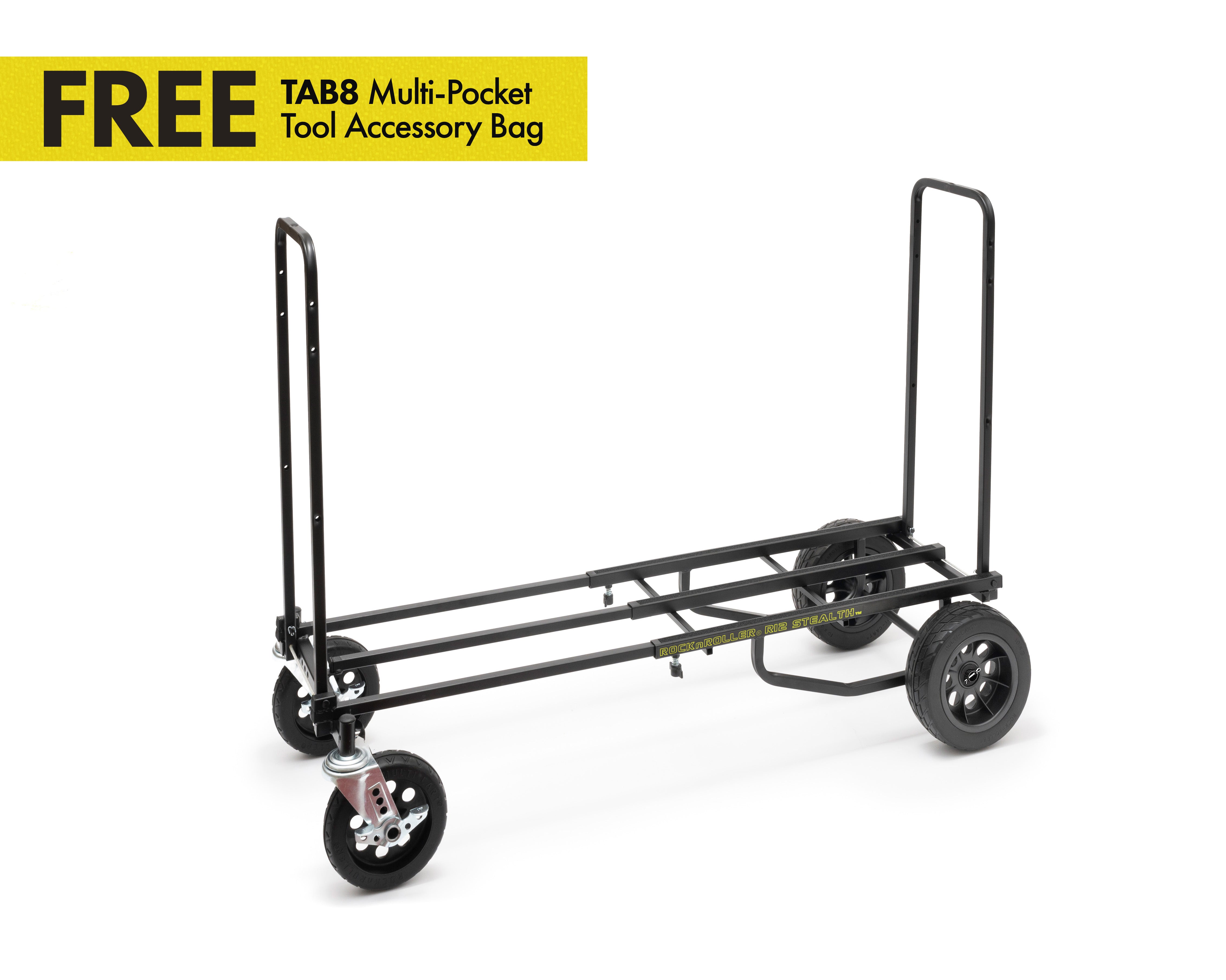 RockNRoller® Multi-Cart® R12STEALTH "All Terrain Stealth"