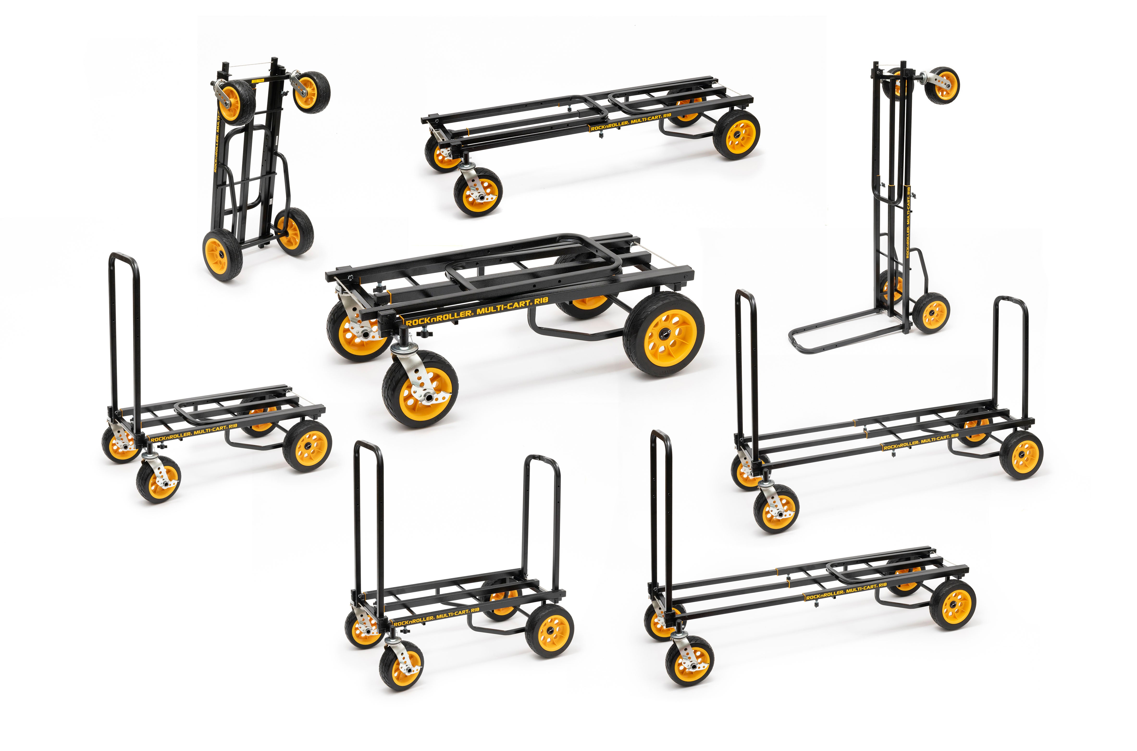 RockNRoller® Multi-Cart® R18RT "Mega Plus" in 8 configrations