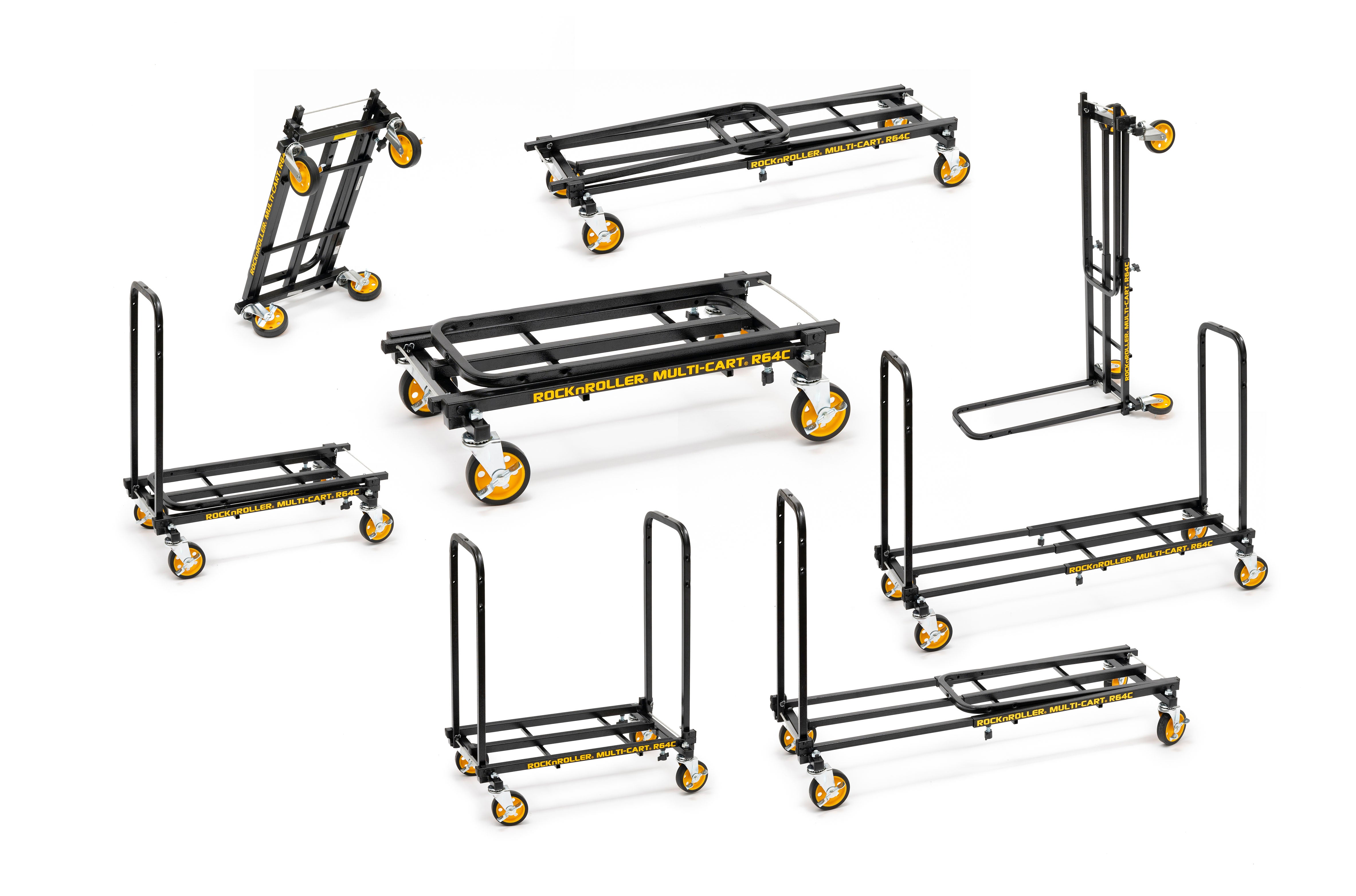 RockNRoller® Multi-Cart® R64C “Mini” 4 Caster Swivel Cart