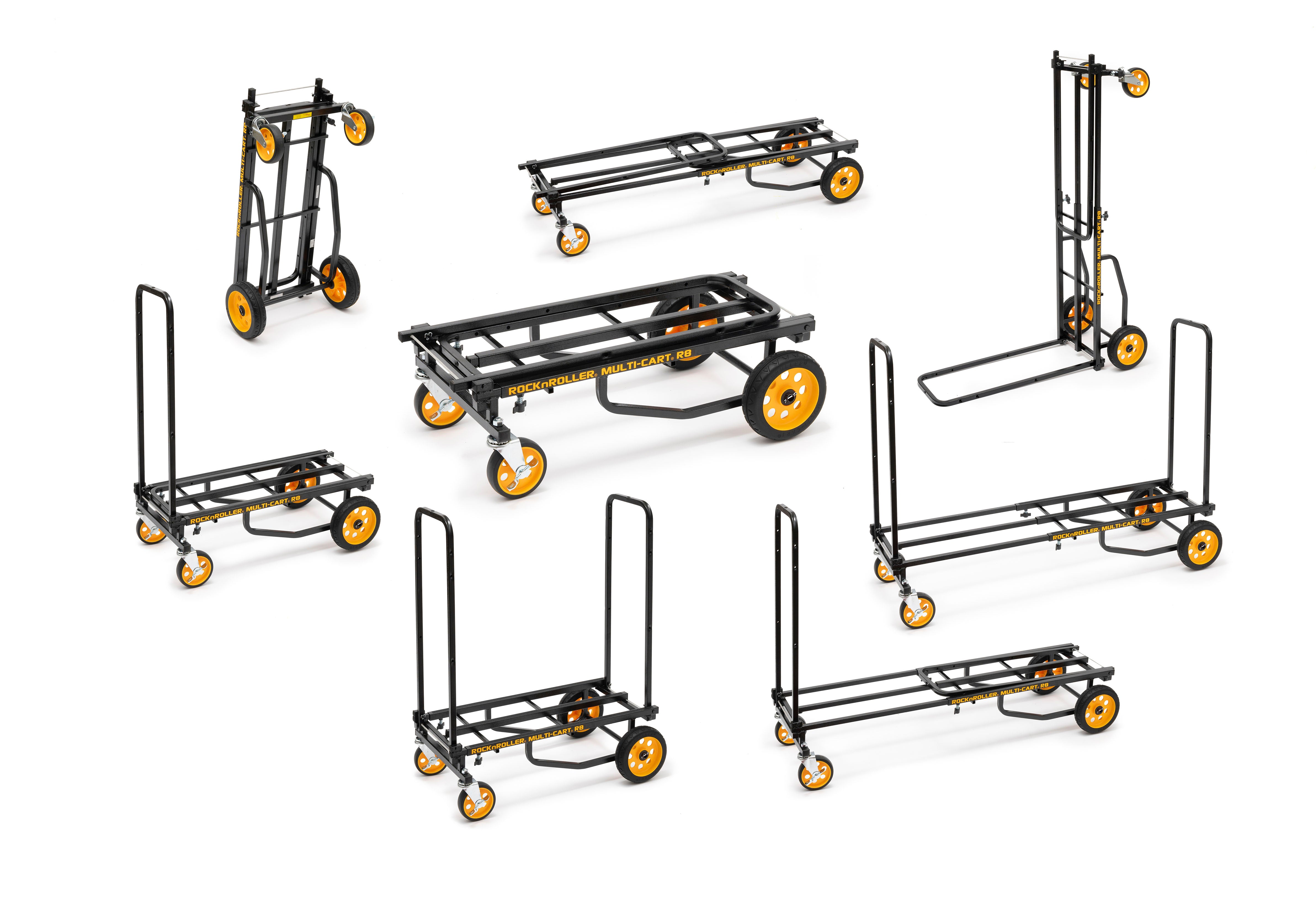 RockNRoller® Multi-Cart® R8RT "Midrange" in 8 configurations