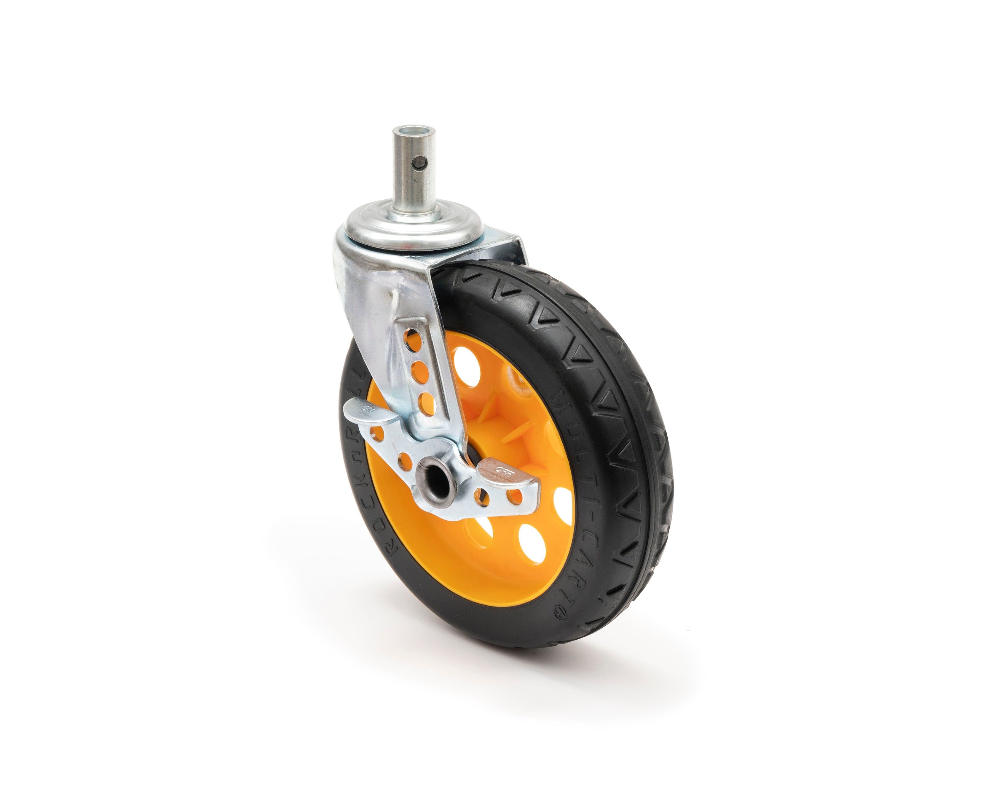 2-pack RockNRoller® RCSTR8X2 All-Terrain Caster with Brake 8" x 2"