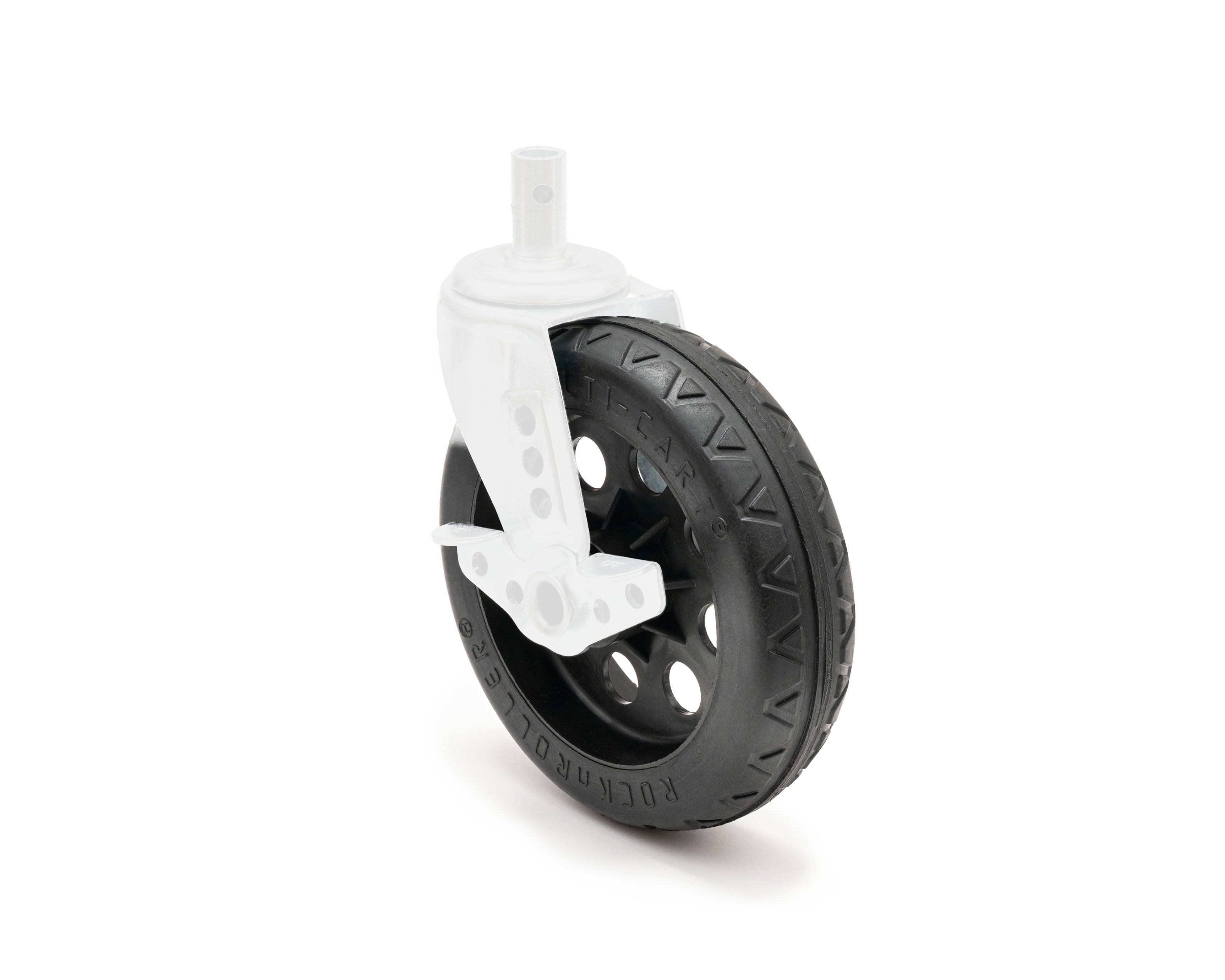 RWHLS8X2BK 8"x 2" R-Trac Symmetrical Wheel for RockNRoller® Multi-Cart® R12