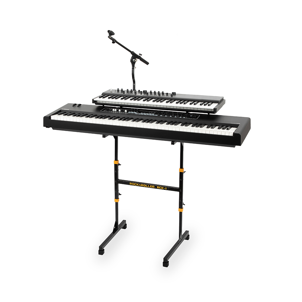 Compact Keystand, 2-tier Travel Keyboard Stand: Instantly Packs In A Bag