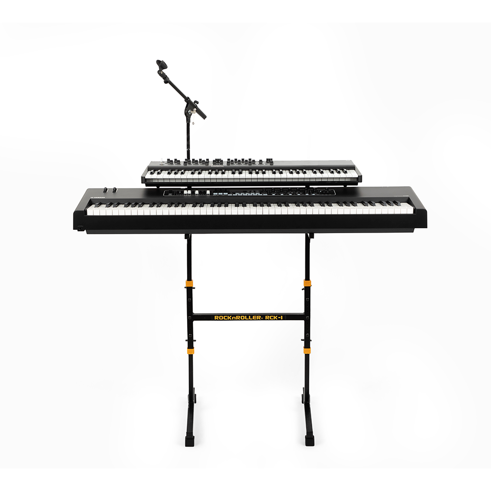 Compact Keystand, 2-tier Travel Keyboard Stand: Instantly Packs In A Bag