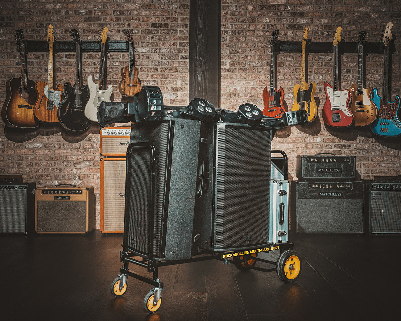A lifestyle shot of RockNRoller® Multi-Cart® R6RT "Mini" in action