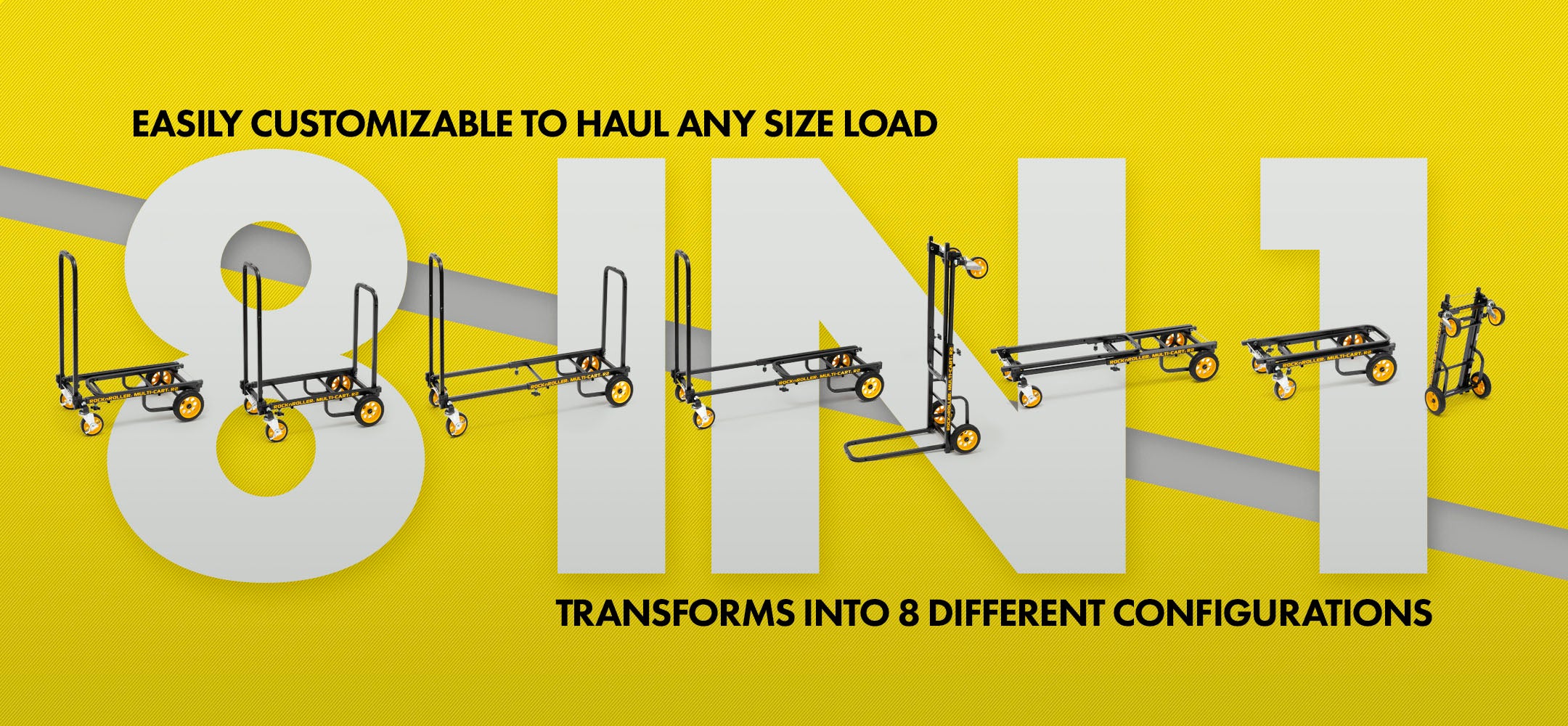 Rock-N-Roller Multi-Cart - Move ALL Your Gear In One Trip! Rock-N-Roller Multi-Cart - Move ALL Your Gear In One Trip!